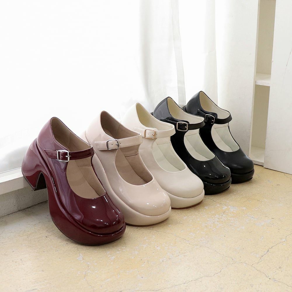 COMME des GARCONS　厚底パンプス 厚底おでこストラップパンプス（BY_8740175） | あしながおじさん