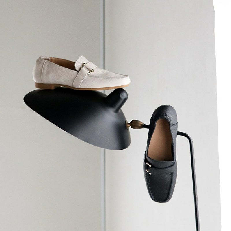 防水｜バックルモカローファー