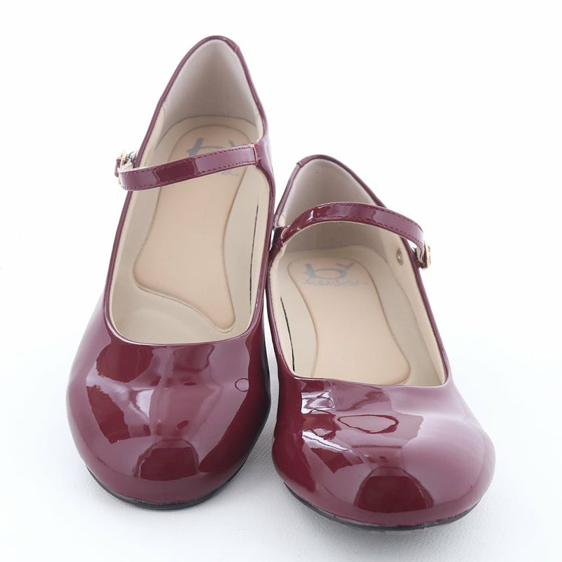 byあしながおじさんで人気のラウンドストラップパンプス