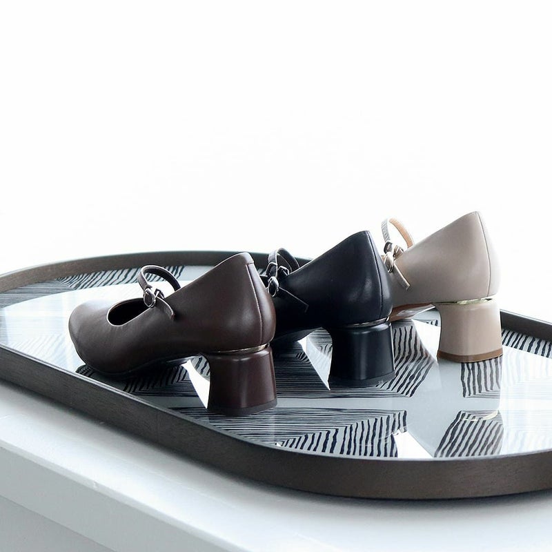  晴雨兼用｜ストラップパンプス