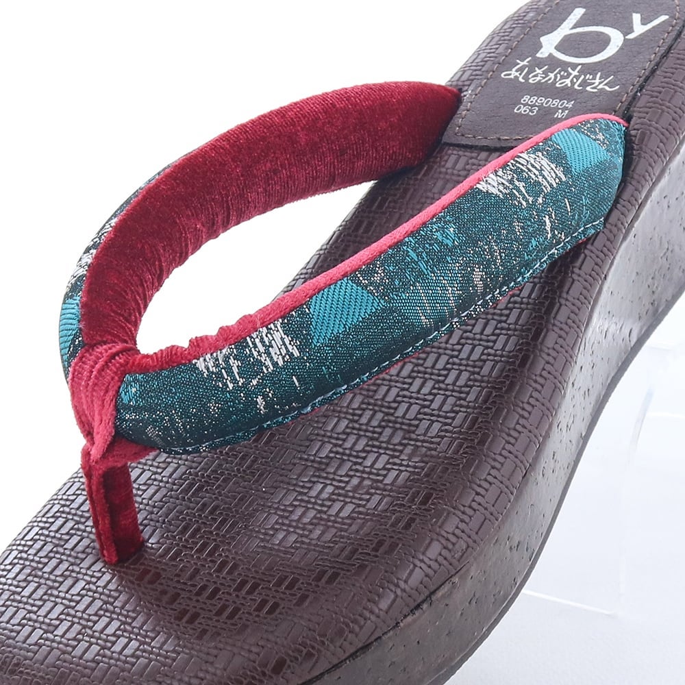 鼻緒のデザイン：ブルー