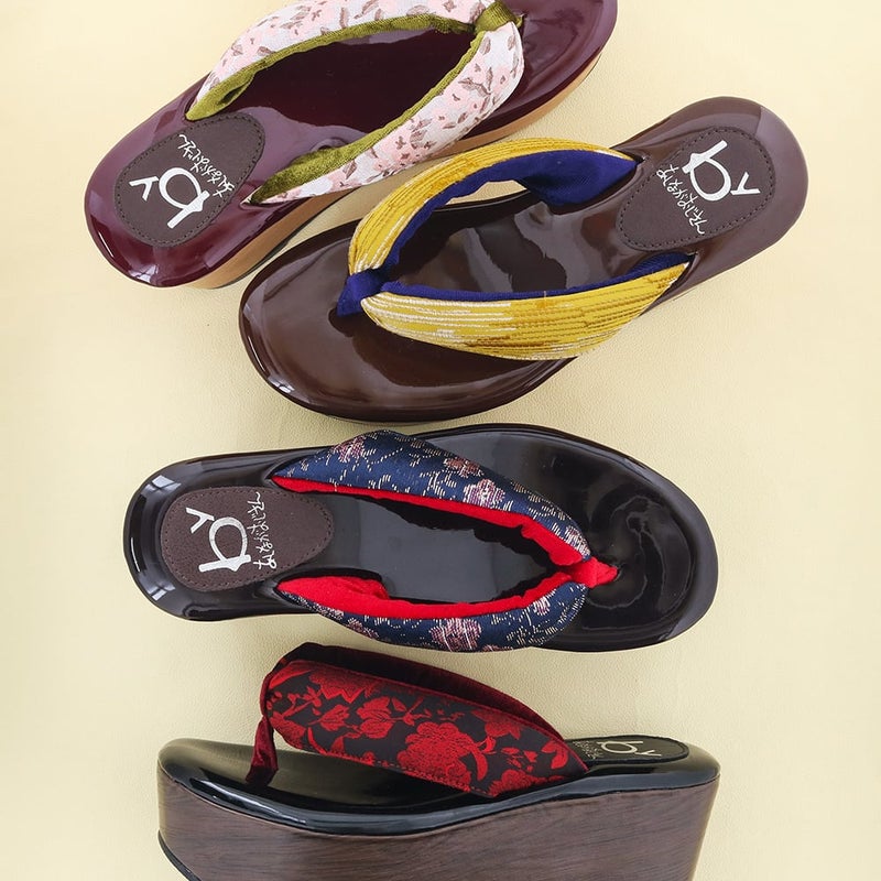 厚底下駄トングサンダル