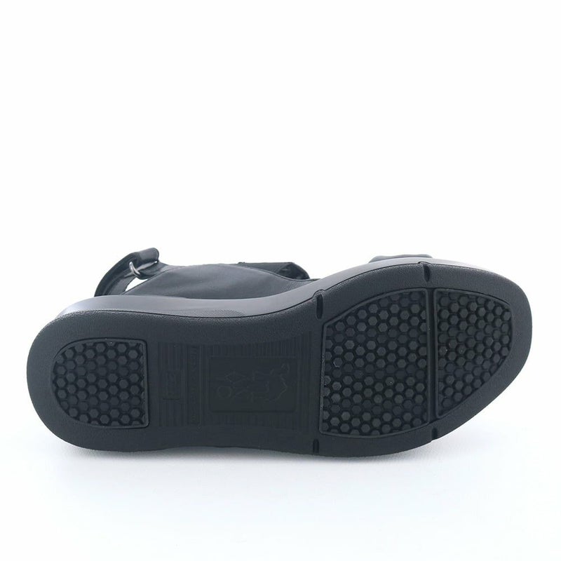 ソール全体の厚みで傾斜は2.5cmほど