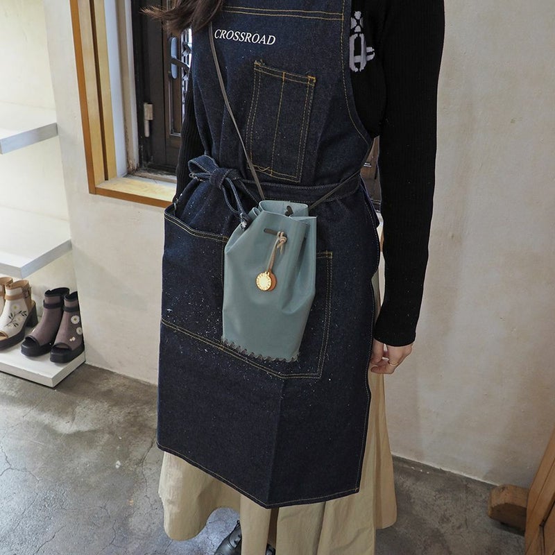 お疲れ様でした！巾着ポシェットの完成です