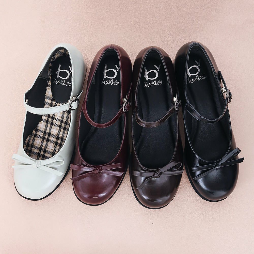 VIEILLEバレエシューズ d'antan haus好きの方 shoesbakery/レザーソールのバレエシューズ -【当店限定】本当に履き