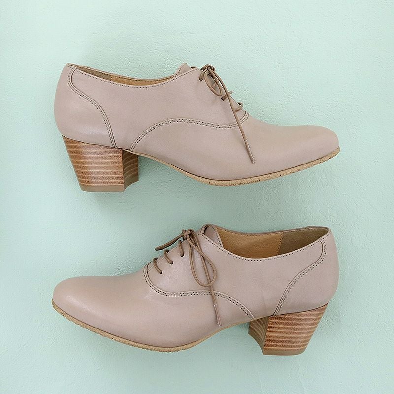 防滑｜レースアップパンプス