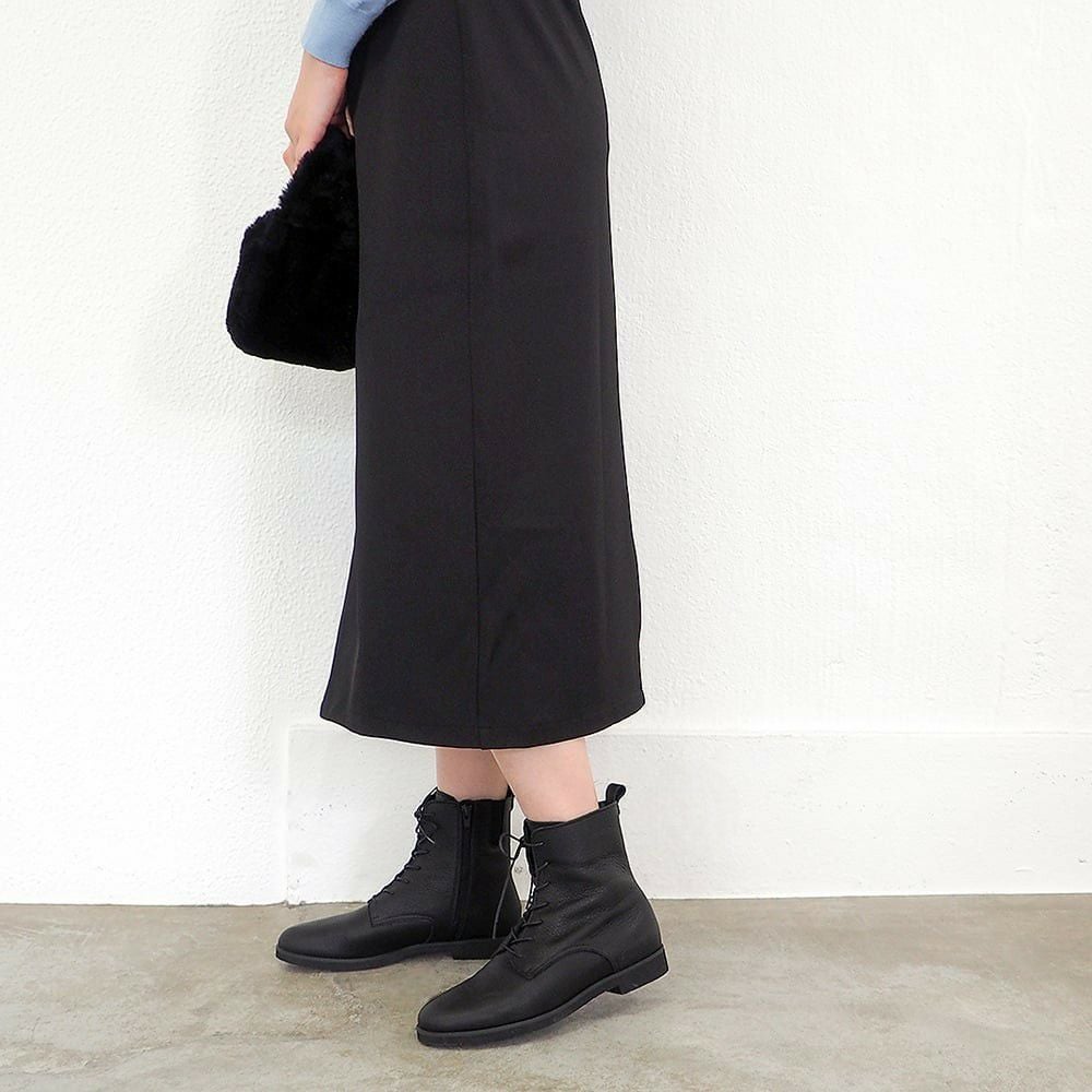 Adieu × A&S レースアップブーツ ブラック Adieu × A&S レースアップブーツ ブラック 【公式通販】