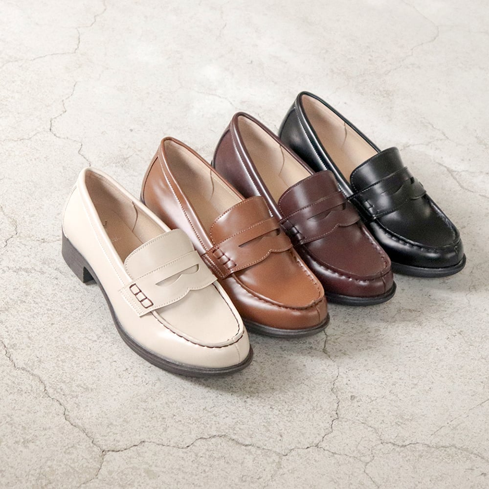 晴雨兼用｜コインローファー 