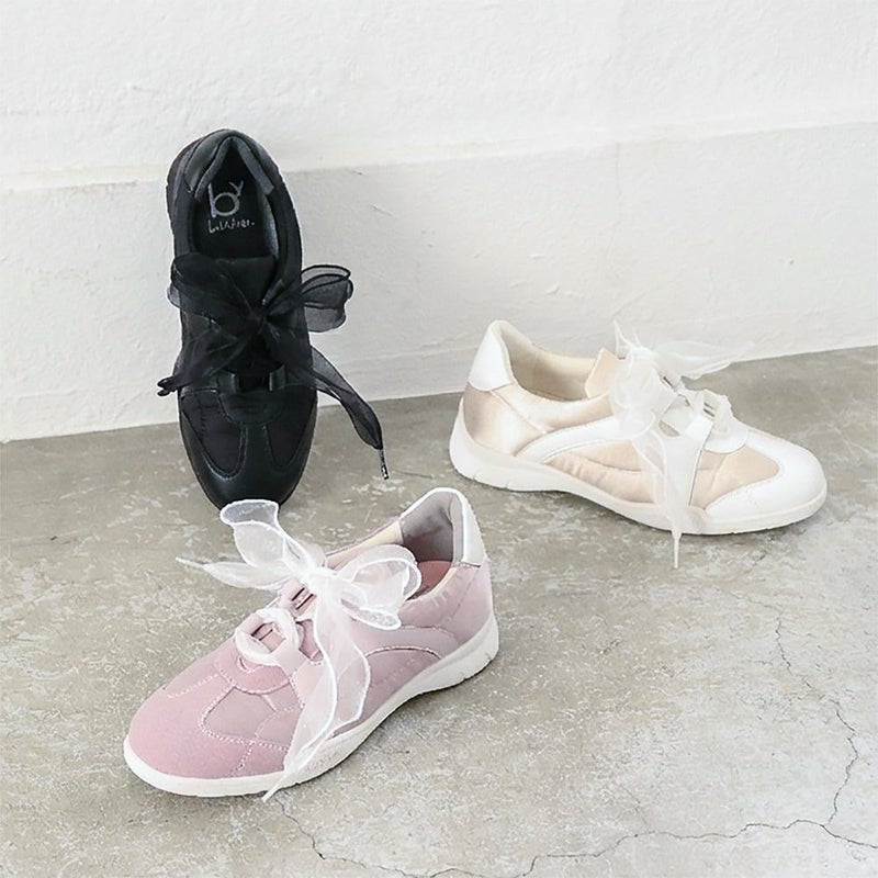 オーガンジーリボンスニーカー