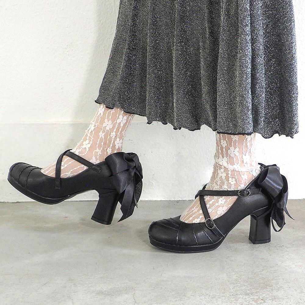 OHGAオオガ　ankle ribbon pumps アンクルリボンパンプス新品 CATEGORY SHOES | OHGA