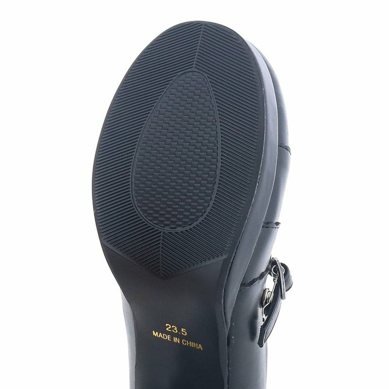 前にも厚みがあるのでヒール傾斜は6.0cmほどです