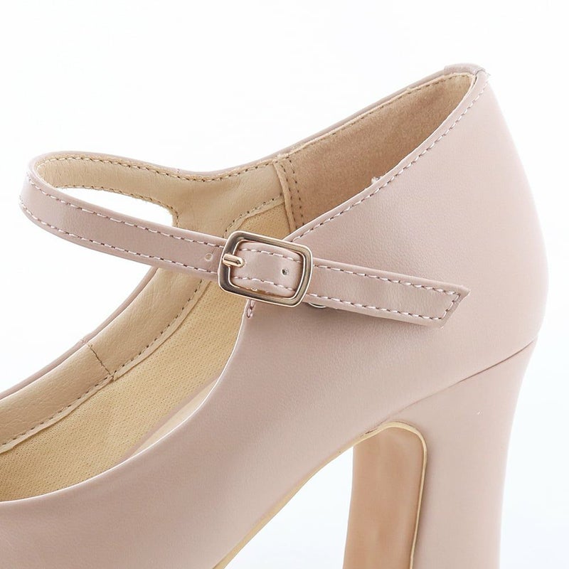 ピンクベージュ：バックルカラーはゴールド