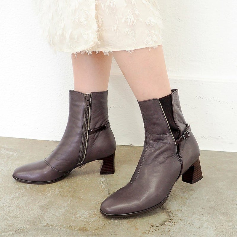 防滑│Vカットサイドゴアブーツ