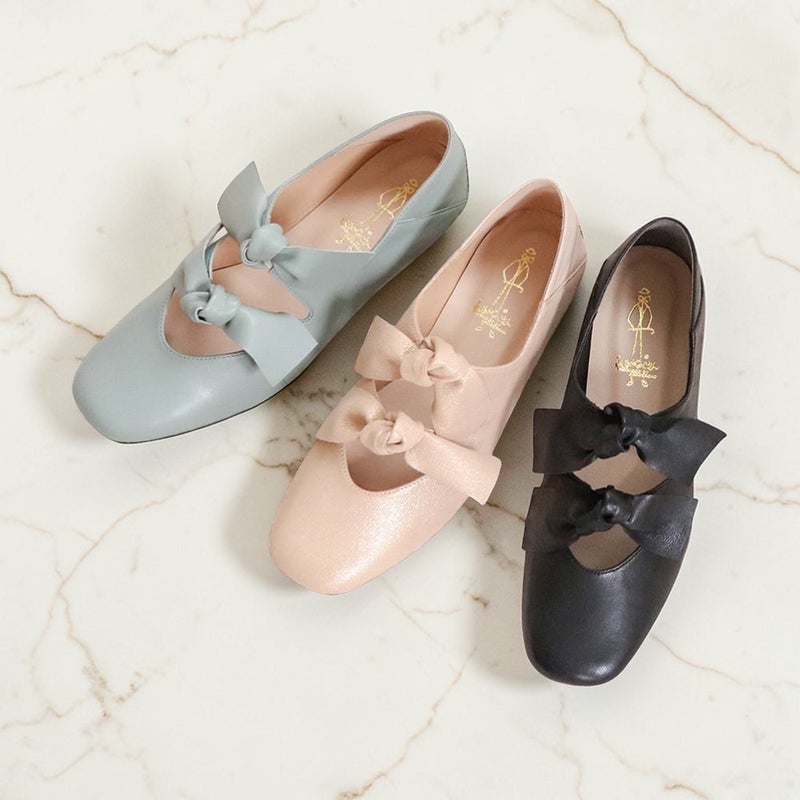 ダブルリボンバブーシュ