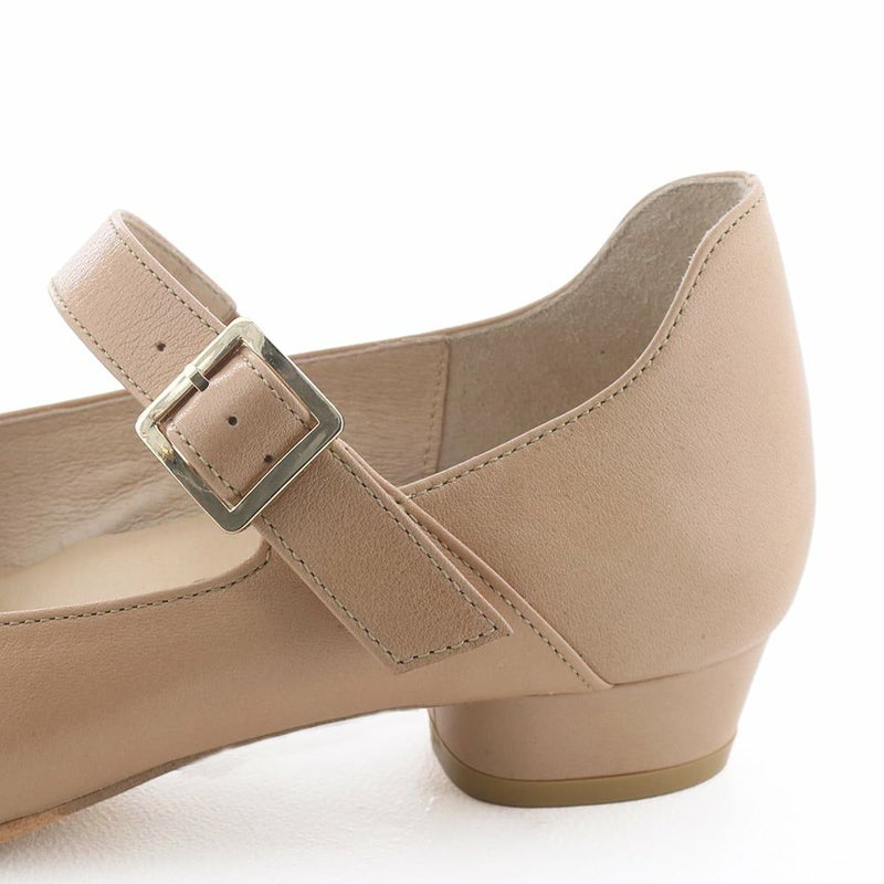 ベージュ：バックルカラーはゴールドです