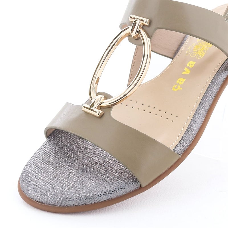 カーキ│リングカラー：ゴールド