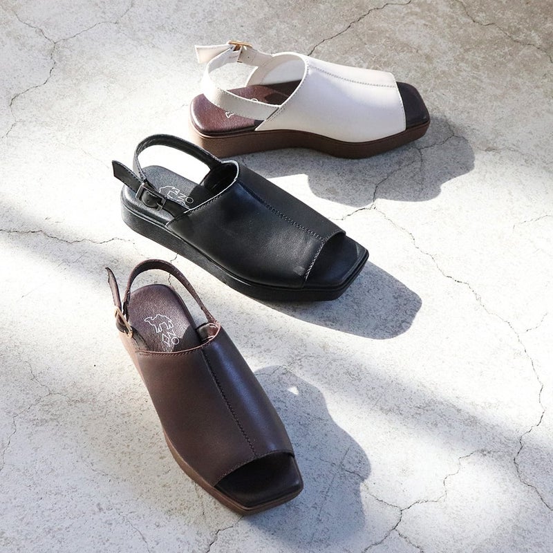 ソフトレザーカバーサンダル