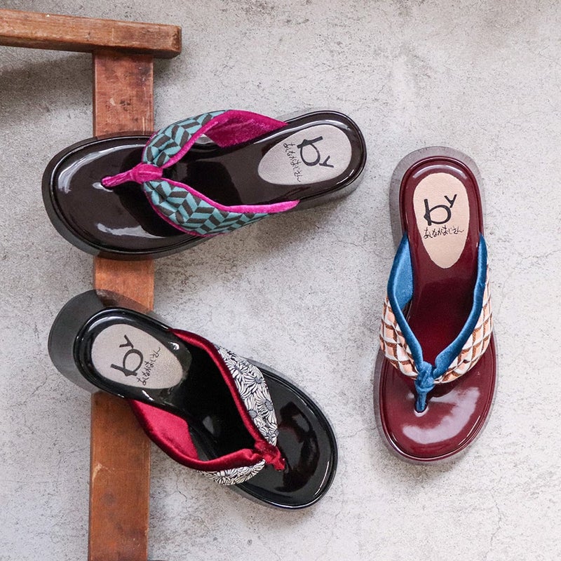 厚底下駄トングサンダル