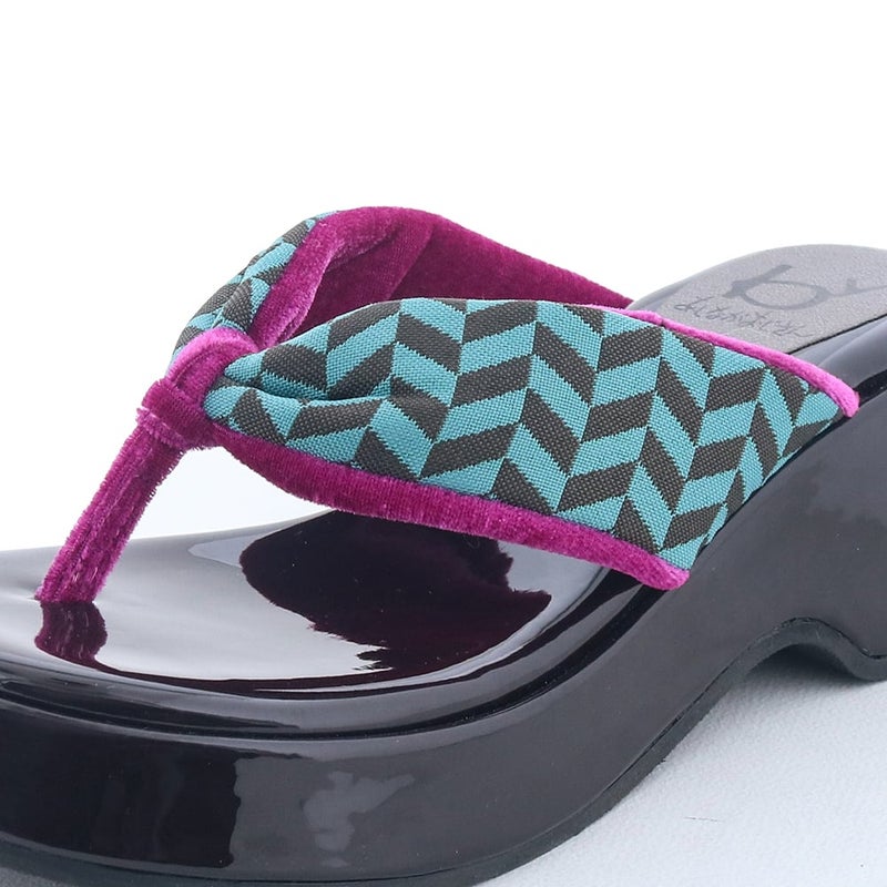 鼻緒のデザイン：グリーン