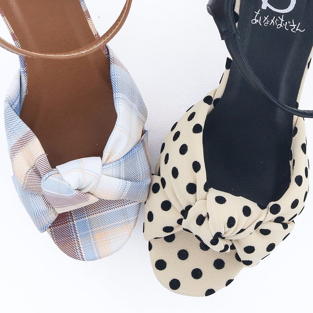 中底巻きも同じ柄で。指先までしっかり可愛い