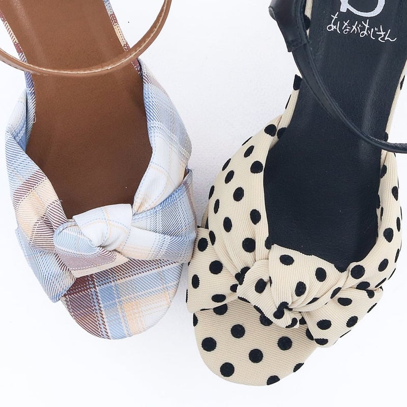 中底巻きも同じ柄で。指先までしっかり可愛い